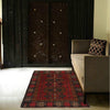 Hand Knotted Baluchi Carpet 2' 9" x 4' 5" (ft) - No. G27656