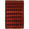 Hand Knotted Baluchi Carpet 2' 10" x 4' 5" (ft) - No. G27678