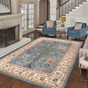 Blue Color Oushak Carpet 10' 1" x 13' 5" (ft) - No. G27690