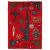 Handmade War Rug 2' 1" x 2' 11" (ft) - No. G27693