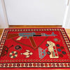 Red Color War Rug 2' 1" x 3' 0" (ft) - No. G27699