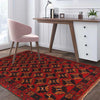 Red Color Baluchi Carpet 2' 11" x 4' 5" (ft) - No. G27730