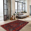 Hand Knotted Baluchi Carpet 3' 0" x 4' 6" (ft) - No. G27734