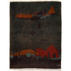 Handmade War Rug 2' 0" x 2' 11" (ft) - No. G27879