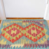 Handmade Vegetable Kilim 1' 4" x 2' 2" (ft) - No. G27934