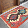 Handmade Vegetable Kilim 1' 6" x 2' 2" (ft) - No. G27950