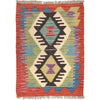 Handmade Vegetable Kilim 1' 7" x 2' 2" (ft) - No. G28004