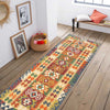 Vegetable Kilim Runner 2' 9" x 9' 7" (ft) - No. G28086