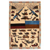 Ivory Color War Rug 2' 9" x 4' 1" (ft) - No. G28094