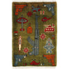 Hand Knotted War Rug 2' 0" x 2' 10" (ft) - No. G29010