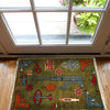 Hand Knotted War Rug 2' 0" x 2' 10" (ft) - No. G29010