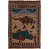 Handmade War Rug 3' 0" x 4' 4" (ft) - No. G29037