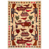 Ivory Color War Rug 2' 9" x 3' 11" (ft) - No. G29156