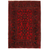 Red Color Khal Mohammadi Carpet 3' 4" x 4' 9" (ft) - No. G29158