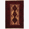 Handmade Baluchi Carpet 4' 2" x 6' 7" (ft) - No. G29166