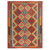 Handmade Vegetable Kilim 5' 0" x 6' 9" (ft) - No. G29310