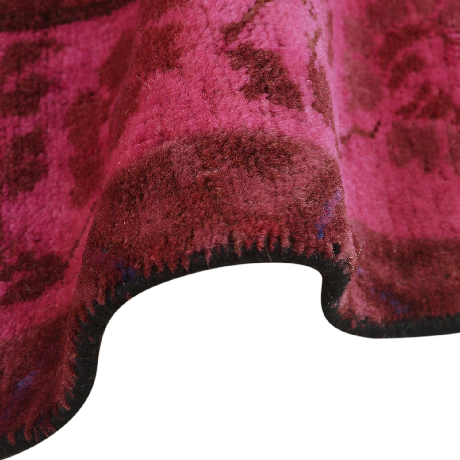 Pink Overdyed Rug 4' 2" x 5' 7" (ft) - No. G29736