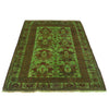 Green Overdyed Rug 3' 11" x 5' 7" (ft) - No. G29737