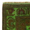 Green Overdyed Rug 3' 11" x 5' 7" (ft) - No. G29737