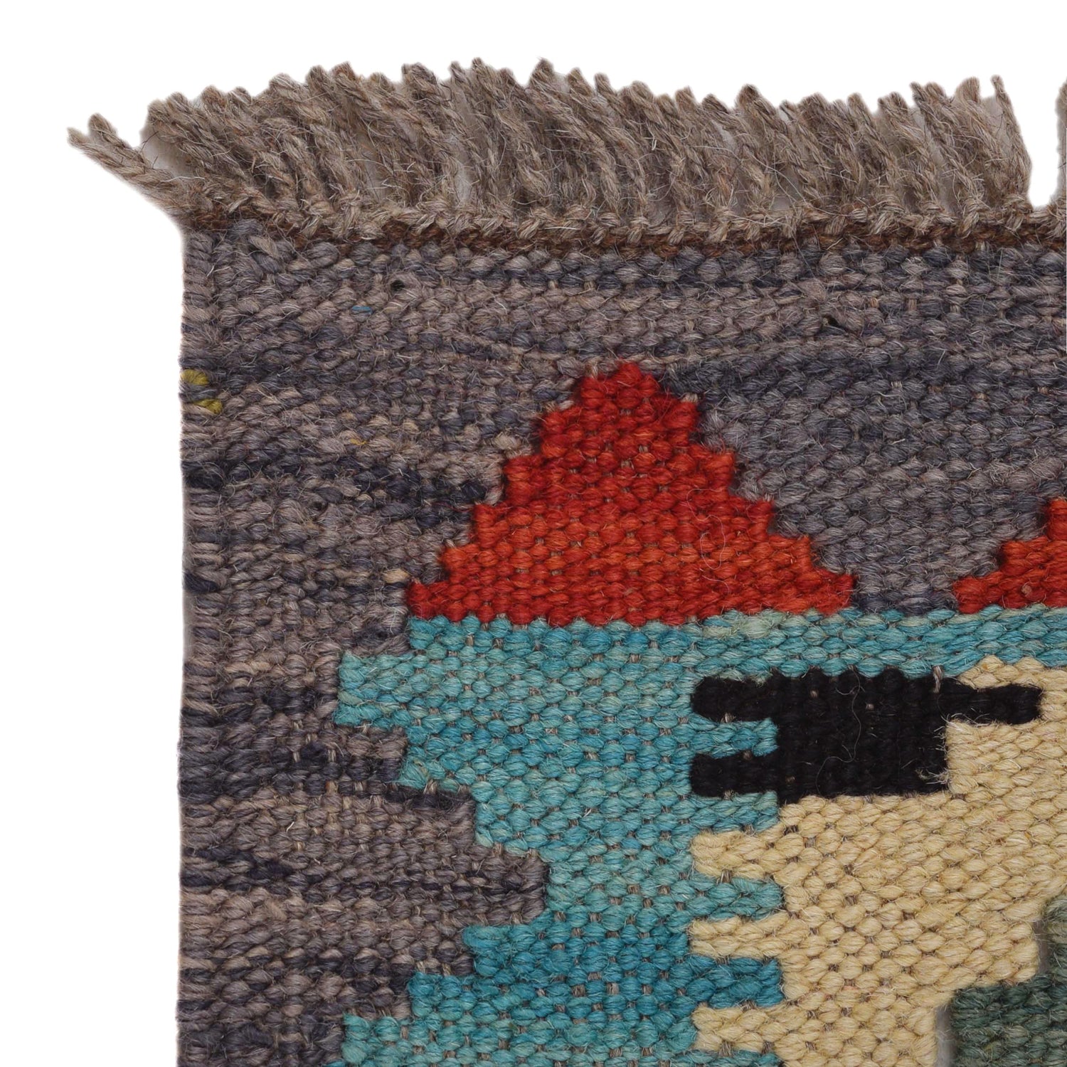 Vegetable Kilim Runner 2' 2" x 6' 8" (ft)- No. G31268