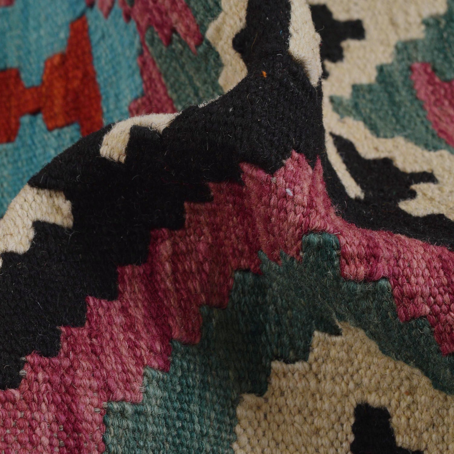 Vegetable Kilim Runner 2' 2" x 6' 8" (ft)- No. G31268