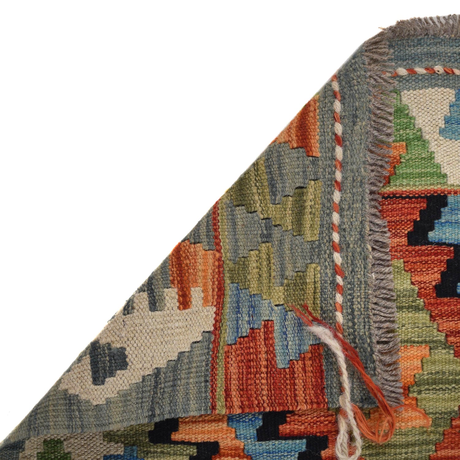 Vegetable Kelim Runner 2' 2" x 6' 5" (ft)- No. G31273