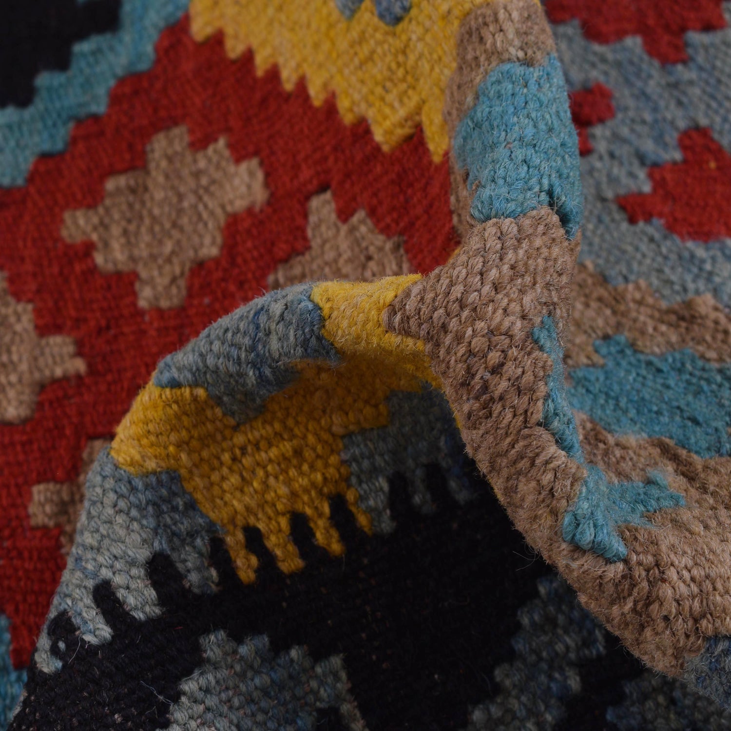 Vegetable Kilim Runner 2' 2" x 6' 6" (ft)- No. G31274