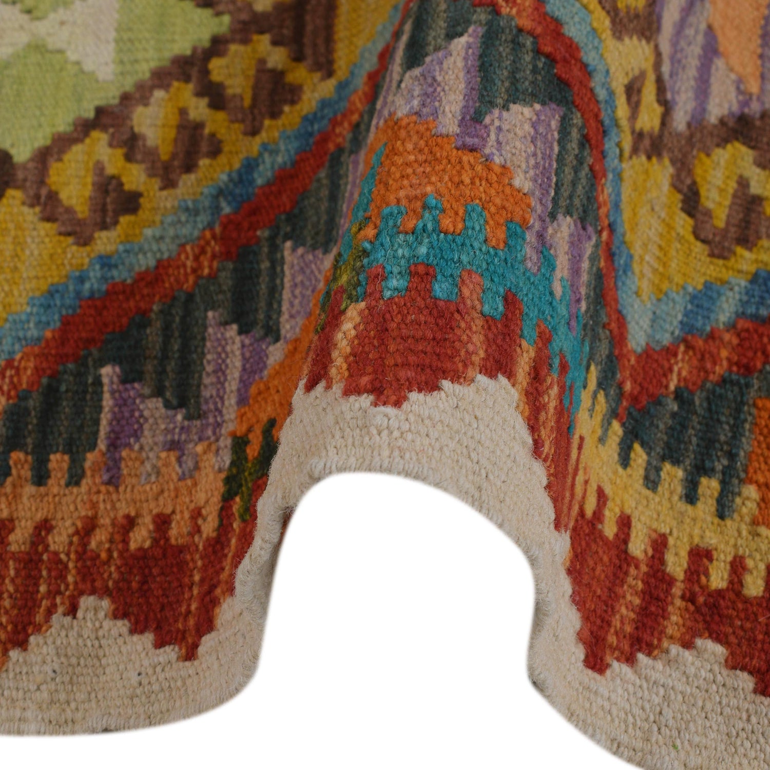 Vegetable Kelim Runner 1' 10" x 4' 3" (ft)- No. G31288