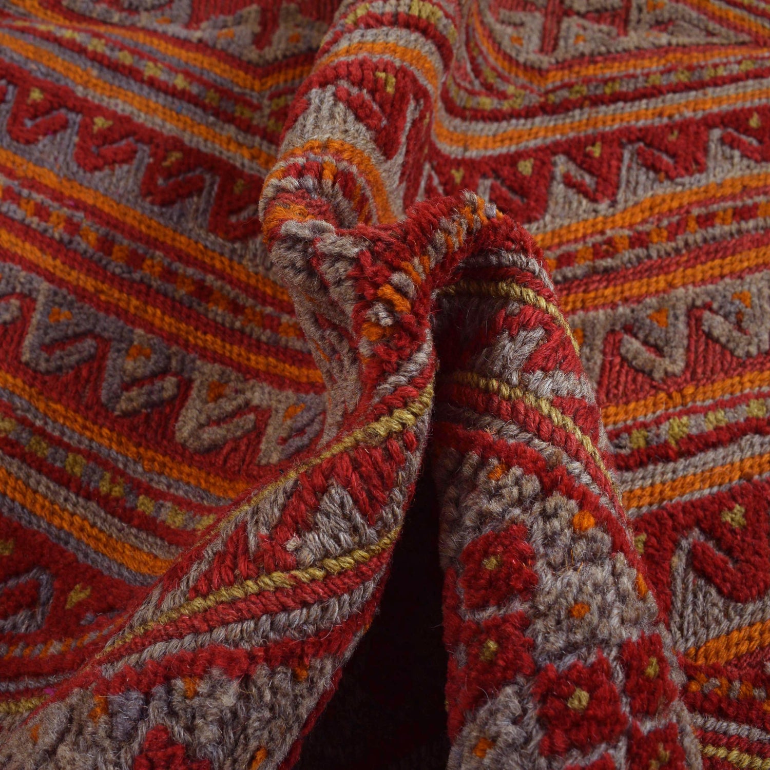 Multi Color Mashwani Rug 4' 1 x 4' 3 (ft) - No. G31304