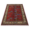 Red Color War Rug 3' 4 x 4' 9 (ft) - No. G31623
