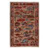 Handmade War Rug 2' 7" x 3' 11" (ft) - No. G31624