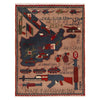 Handmade War Rug 2' 7" x 3' 11" (ft) - No. G31625