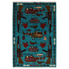 Handmade War Rug 4' 1" x 6' 2" (ft) - No. G31656
