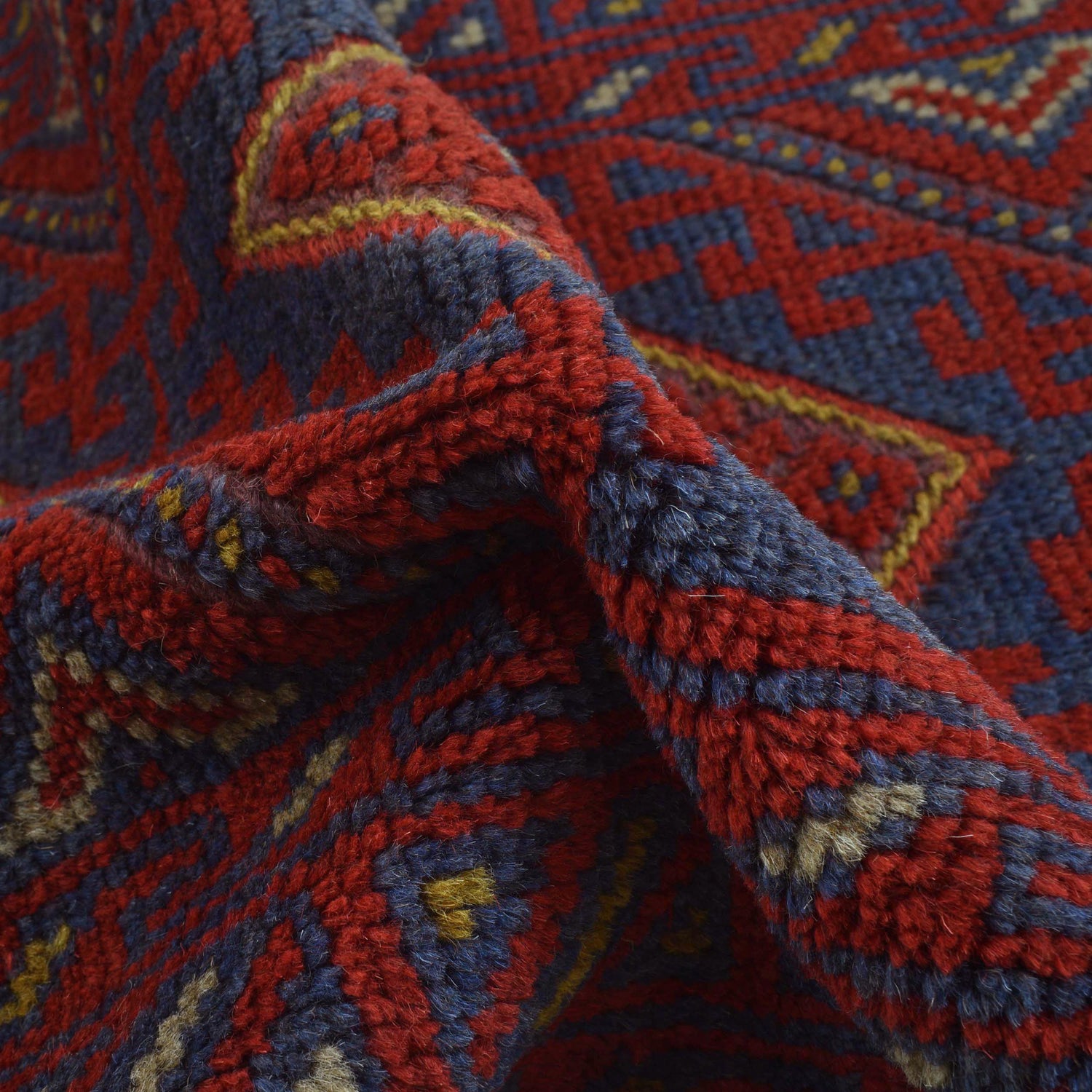 Red Mashwani Short Runner 2' 0" x 8' 8" (ft) - No. G31666