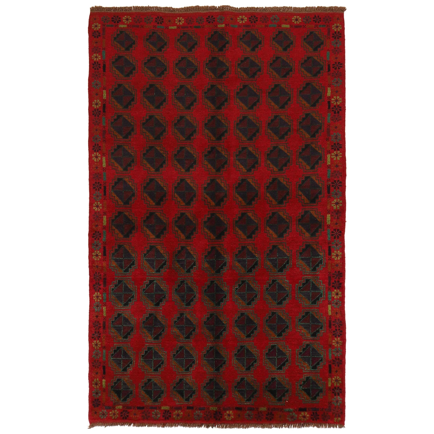 Traditional Baloch Rug 4' 0 x 6' 7 (ft) - No. G31682