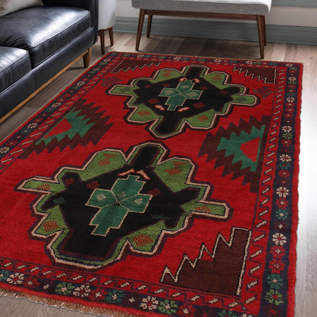 Baluch Short Rug 4' 0 x 6' 2 (ft) - No. G31683