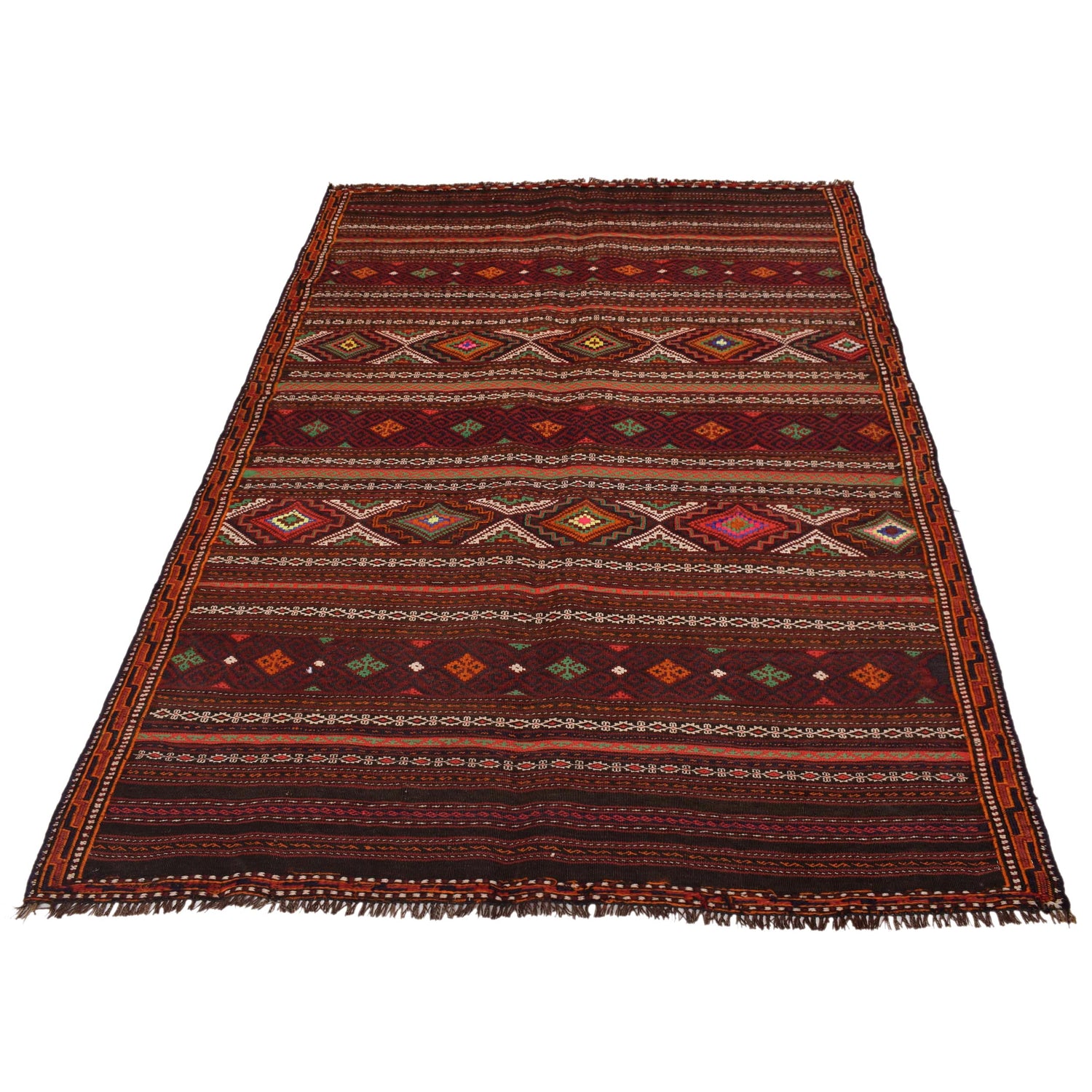 Entryway Flatweave Kilim 4' 0" x 6' 5" (ft) - No. G31684