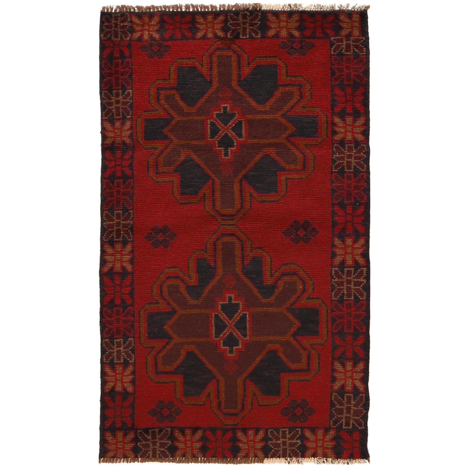 Handmade Baluchi Rug 2' 8"x 4' 7" (ft) - No. G31694