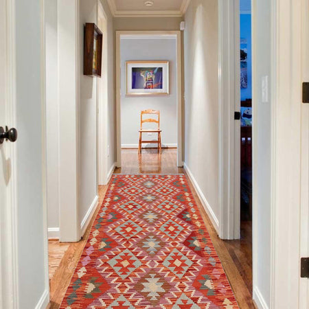 Vegetable Kelim Runner 2' 3" x 6' 5" (ft)- No. G33004