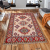 Hand Knotted Kazak Rug 4' 0" x 5' 9" (ft) - No. G33023