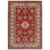 Red Kazak Rug 4' 1" x 5' 11" (ft) - No. G34000