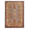 Grey Kazak Rug 4' 11" x 7' 0" (ft) - No. G34021