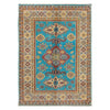 Blue Kazak Rug 4' 0" x 5' 5" (ft) - No. G34022
