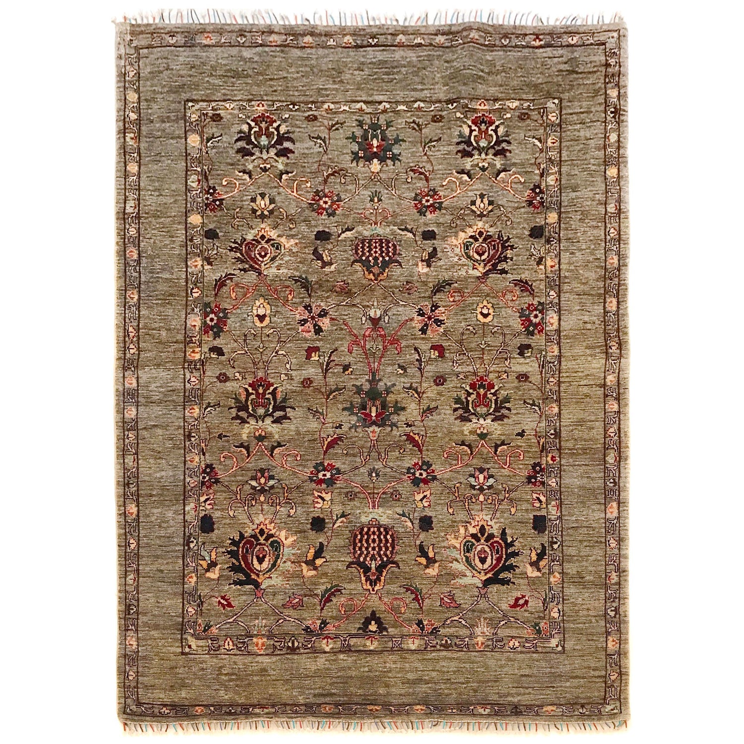 Handmade Sultani Area Rug 5' 5" x 7' 7" (ft) - No. G34140