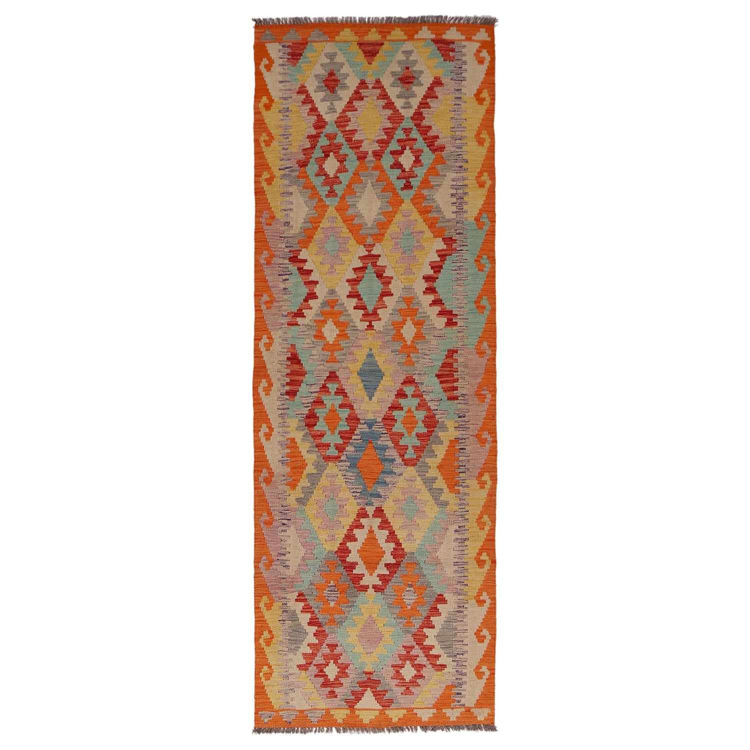 Vegetable Kilim Runner 2' 9" x 8' 4" (ft) - No. G34382