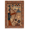Handmade War Rug 2' 0" x 2' 10" (ft) - No. G34425