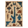 War Rug 1' 11" x 2' 9" (ft) - No. G34438