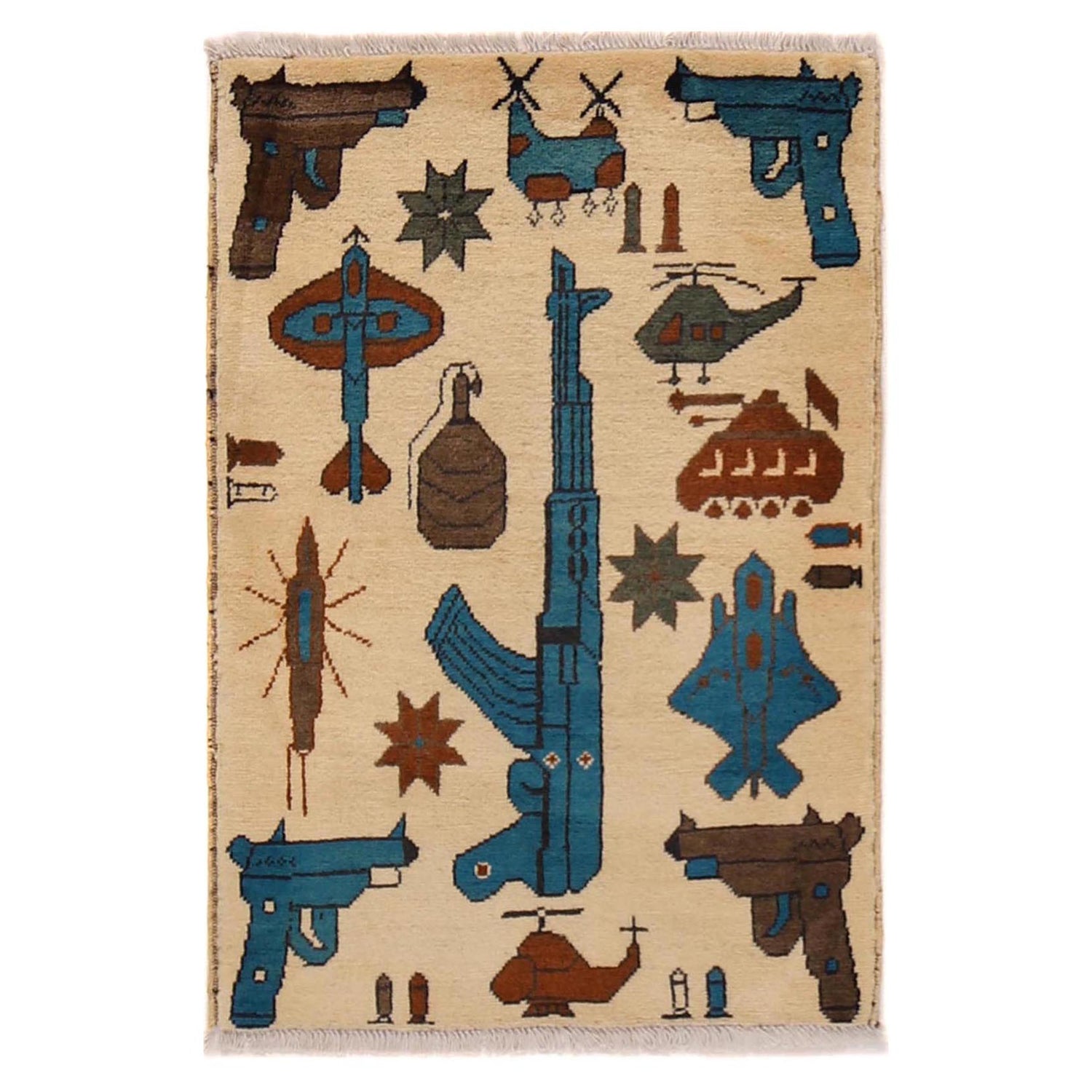 War Rug 1' 11" x 2' 9" (ft) - No. G34438