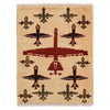 Handmade War Rug 2' 0" x 2' 6" (ft) - No. G34439