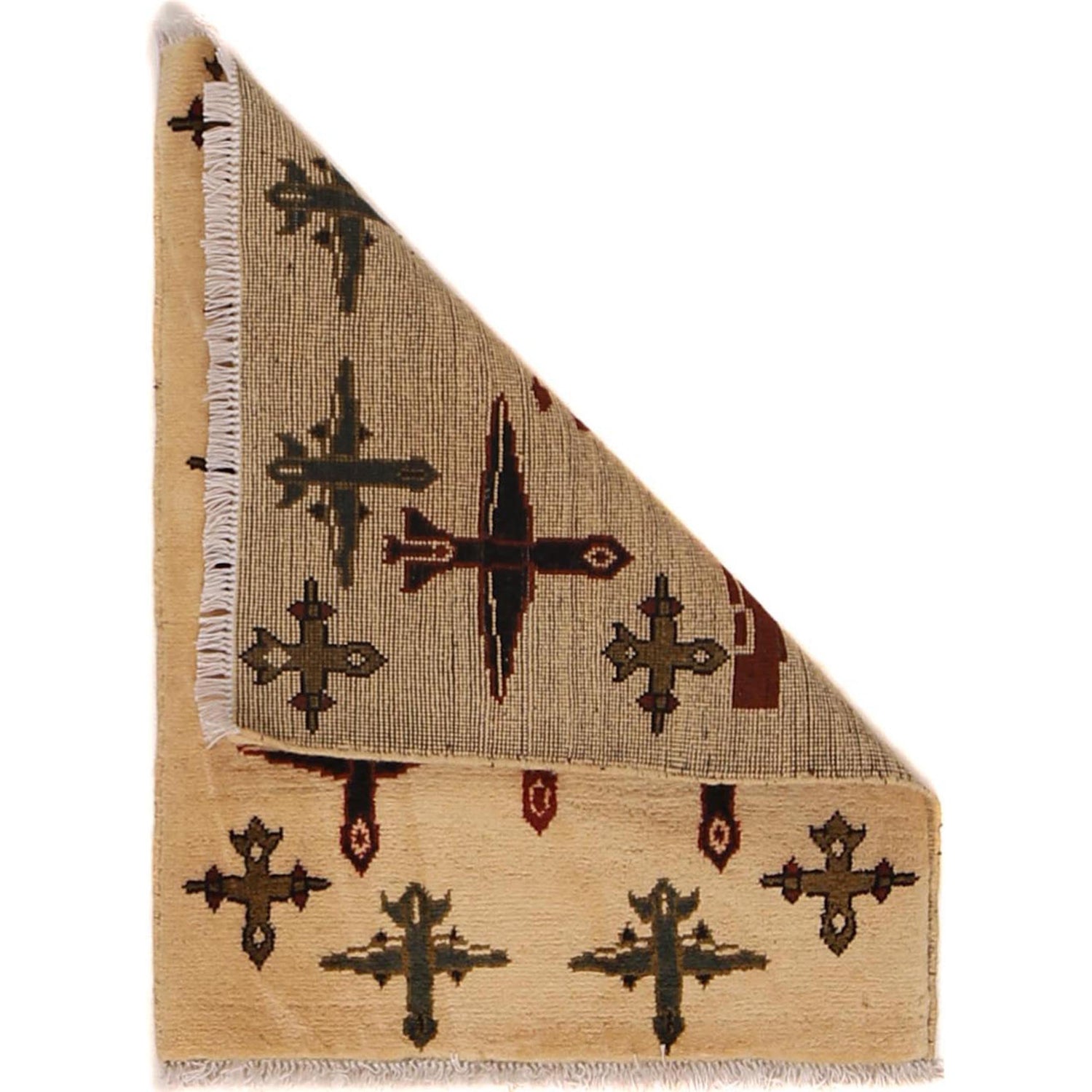 Handmade War Rug 2' 0" x 2' 6" (ft) - No. G34439